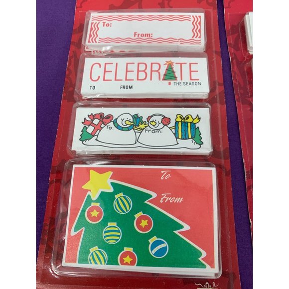 Vintage Gift Tags 1995 Package Partners 75 Gift Tags Per Package Lot of Two - Picture 3 of 7